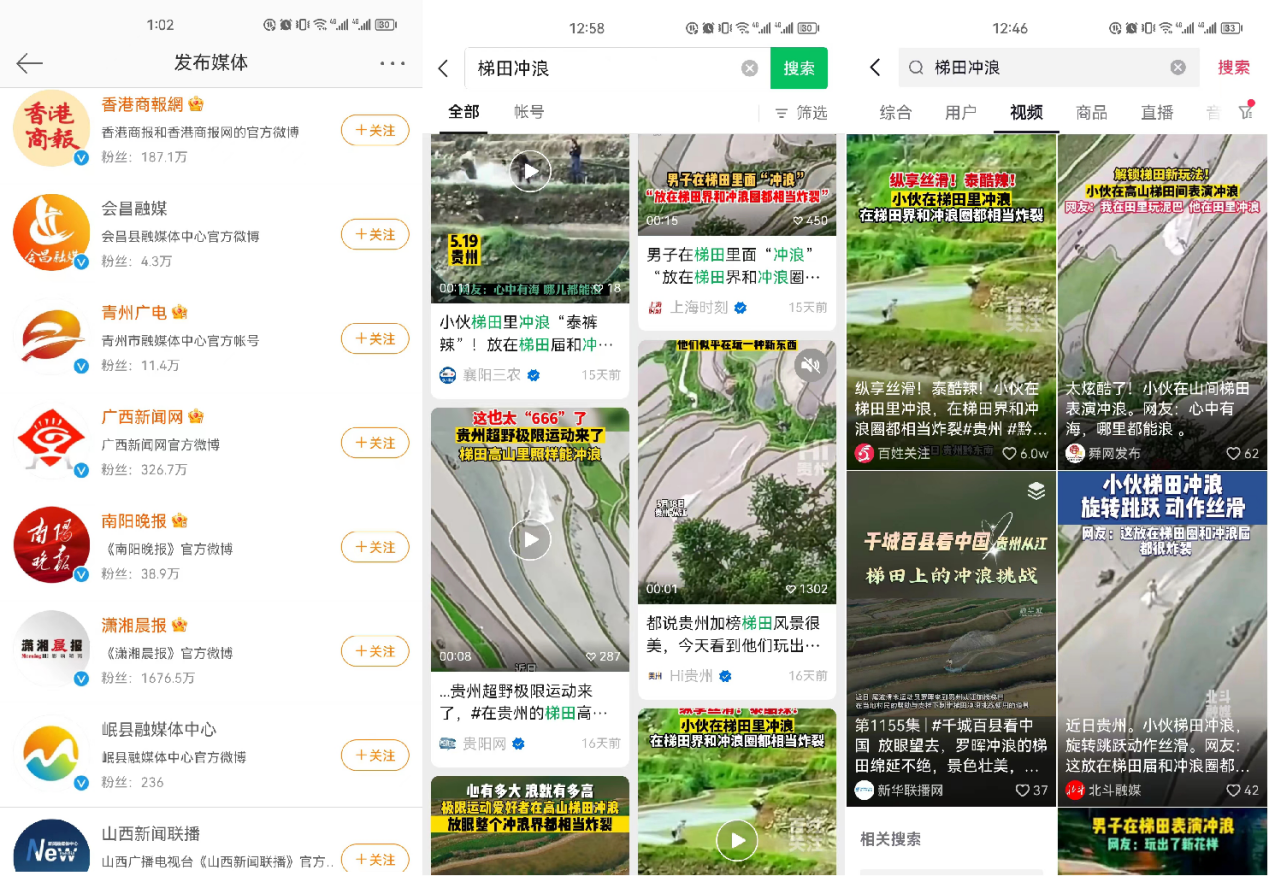 曝光量17.3亿 战马《梯田冲浪》火爆出圈